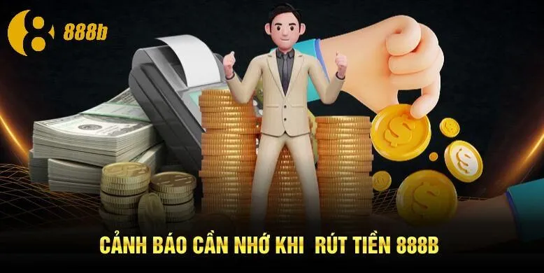 Cảnh báo cần nhớ khi  rút tiền 888B